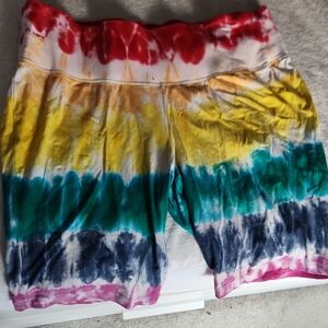 Tie-Dye Women's Workout Shorts